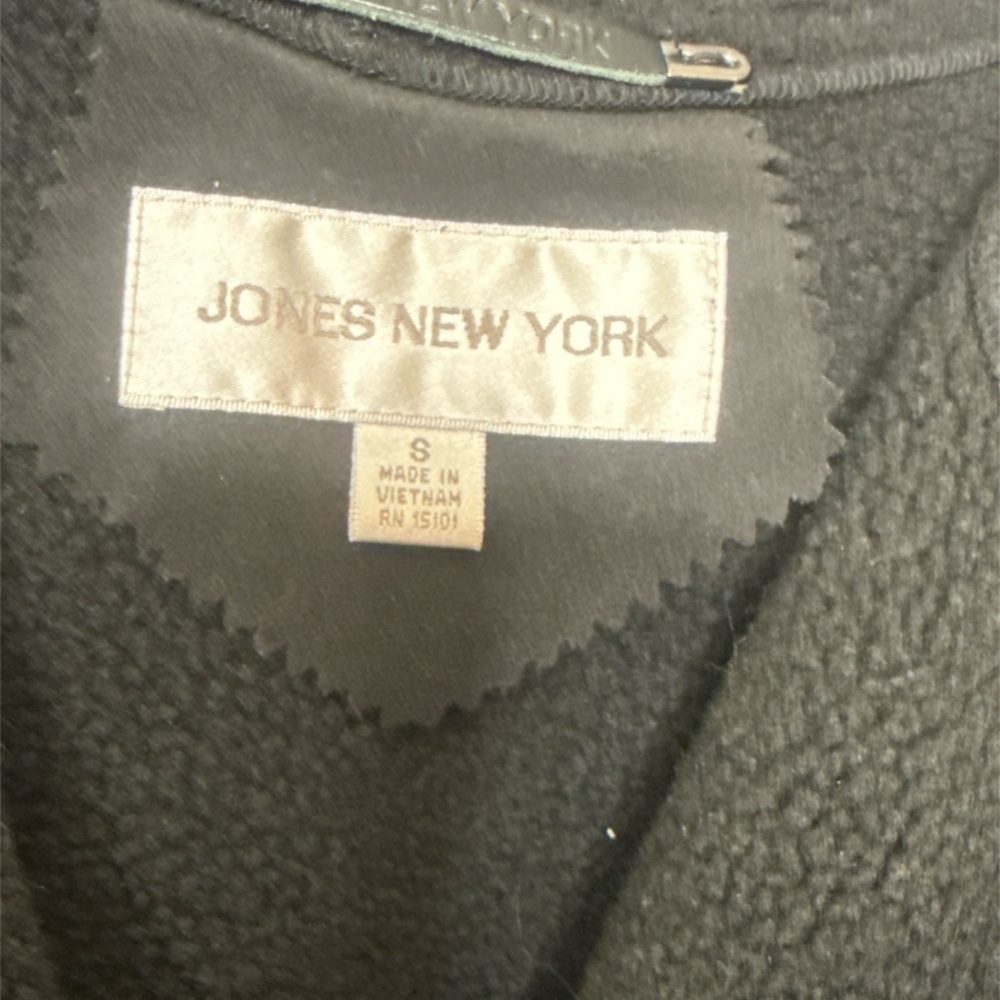 Jones New York Men's Charcoal Pea Coat with Hood - Picture 5 of 6